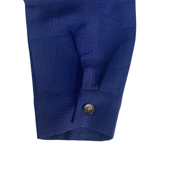 Hotouch Long Sleeve Button Up Shirt Womens Large Blue New - Picture 6 of 11